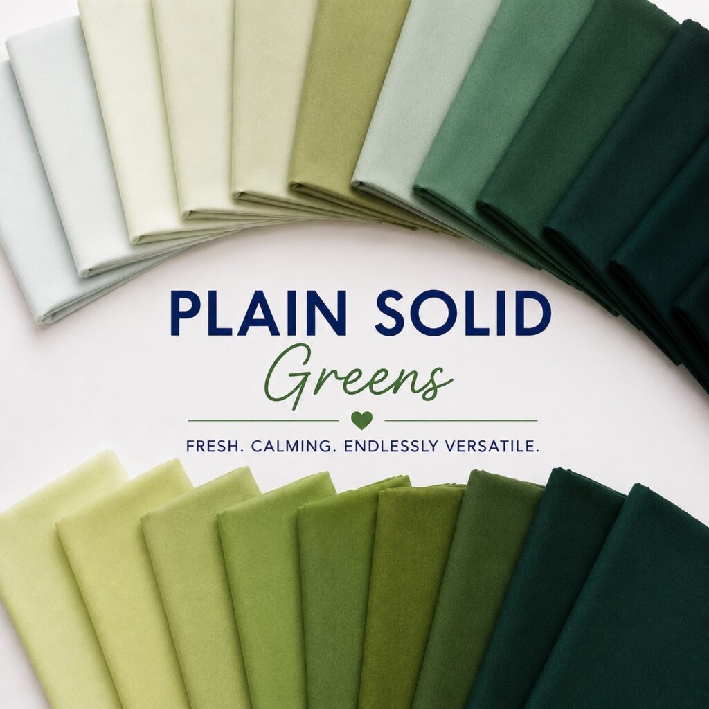 Plain Solid Greens