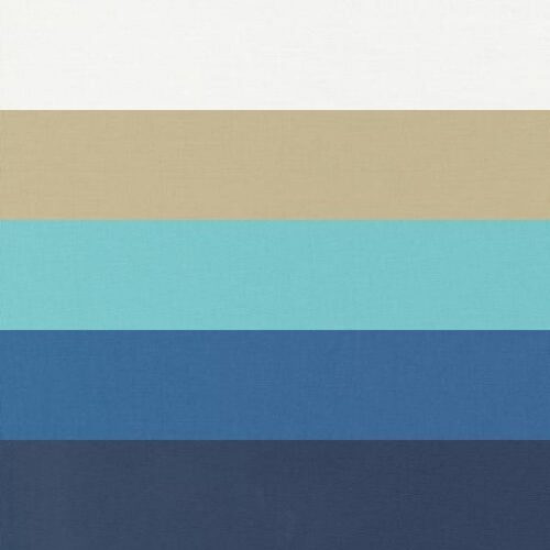 Seaside Bella Solids Fat Quarter Pack (5 pcs) by Moda