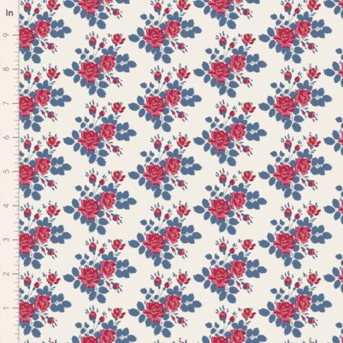 TD100698 Myrtle Blue, Village Life by Tilda