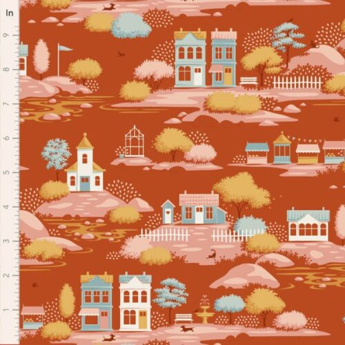 TD110179 Village Rust, Village Life by Tilda