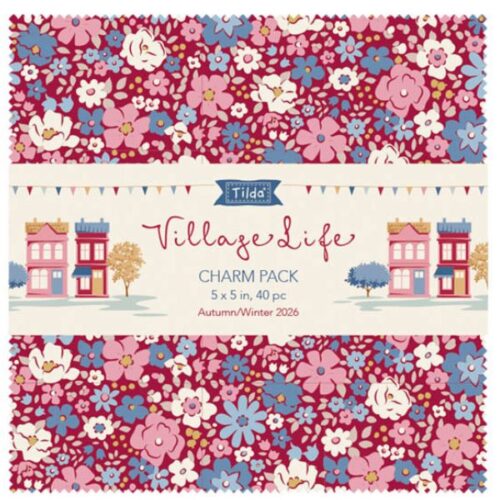 TD300281 Village Life Charm Pack (40 pieces) by Tilda