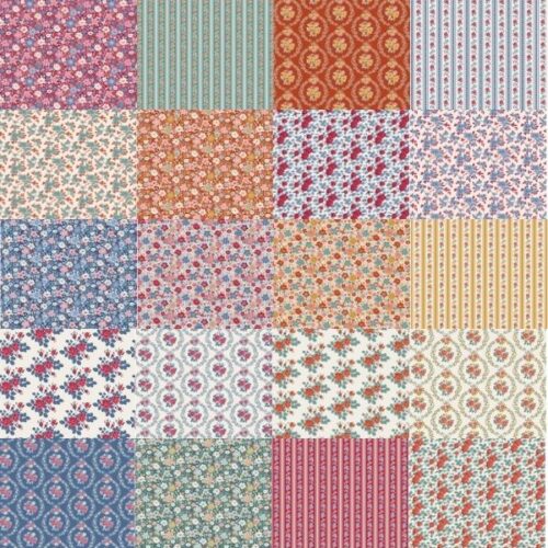 Village Life Fat Quarter Pack (20 pieces) by Tilda (Cut in House)