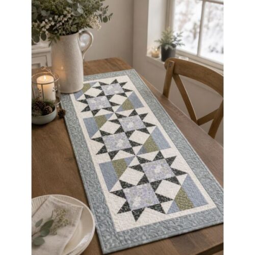 Winter's Garden Runner Quilt Kit by Cassandra Connolly