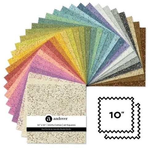 10 Inch Squares (42pcs), Eye Candy by Edyta Sitar, Laundry Basket Quilts