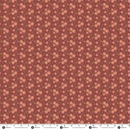 10733-R, Daisy Dance Rust, Eleni by Edyta Sitar, Laundry Basket Quilts