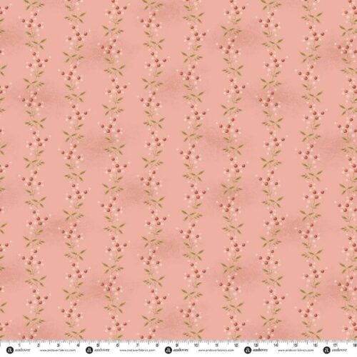 10735-E Snowberry Vine Strawberry, Eleni by Edyta Sitar, Laundry Basket Quilts