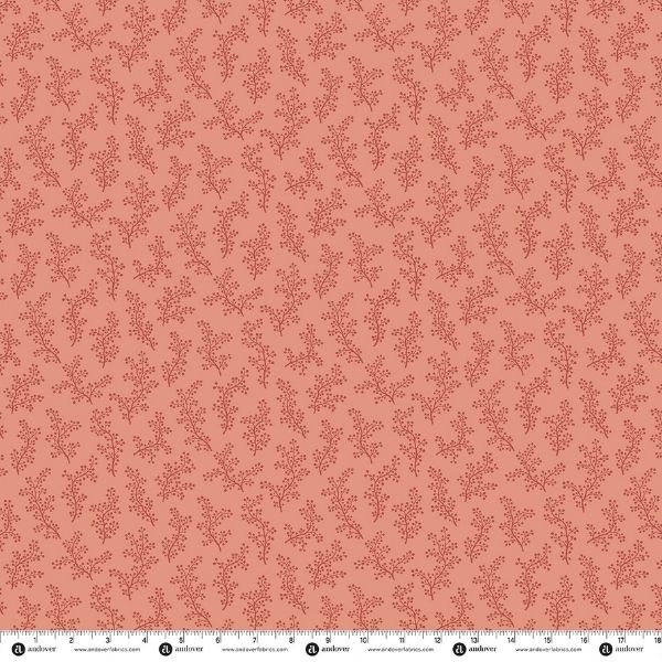 10738-E Spray Faded Brick, Eleni by Edyta Sitar, Laundry Basket Quilts