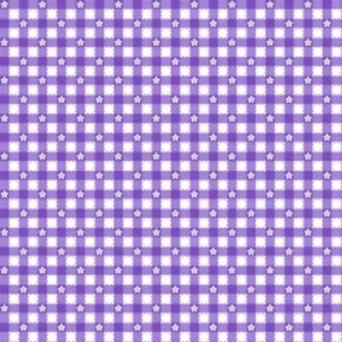 2553 L Gingham Lilac Summer Days Makower