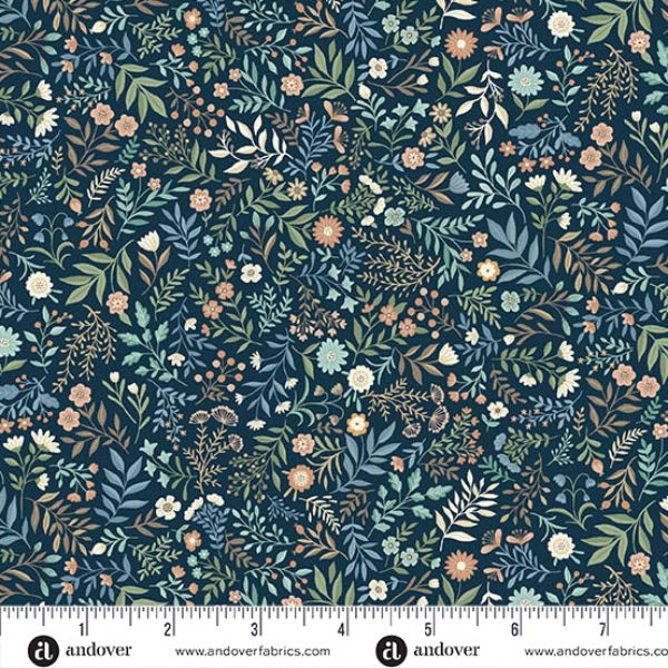 264-B Meadow Blue, Wildwood by Makower