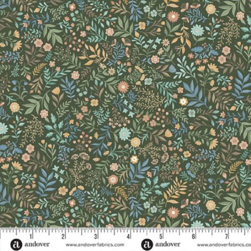264-G Meadow Green, Wildwood by Makower