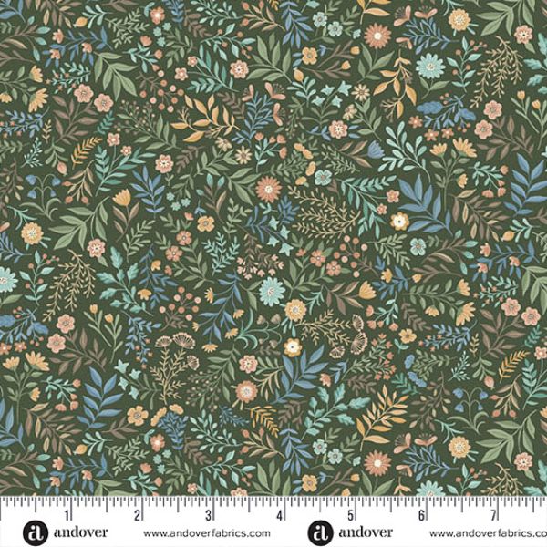 264-G Meadow Green, Wildwood by Makower