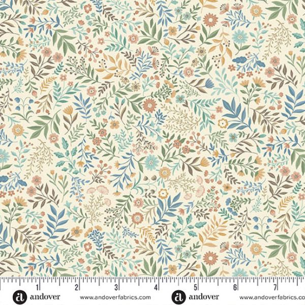 264-Q Meadow Cream, Wildwood by Makower