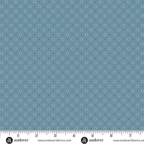 267-B Daisy Blue, Wildwood by Makower