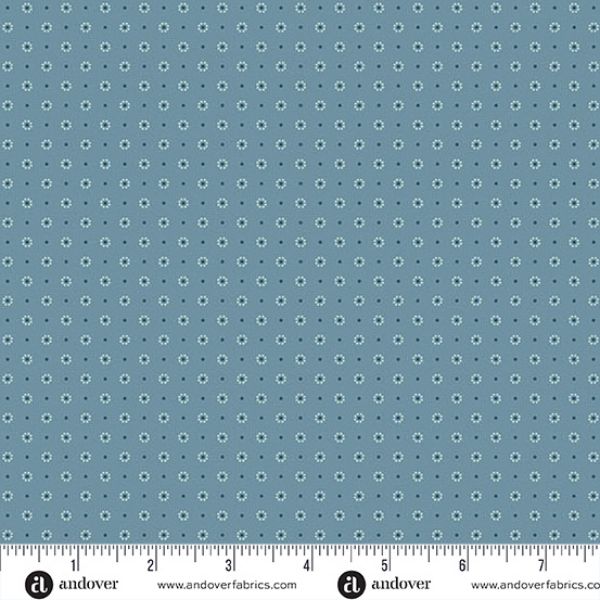 267-B Daisy Blue, Wildwood by Makower