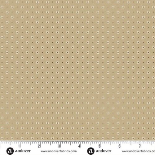 267-Q Daisy Beige, Wildwood by Makower