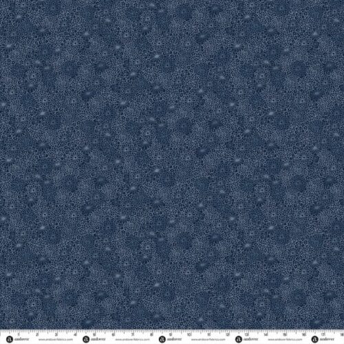 282-B8 Etching Dark Blue, Indigo by Makower