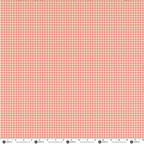 292-R Plaid Red, Smallholding by Makower
