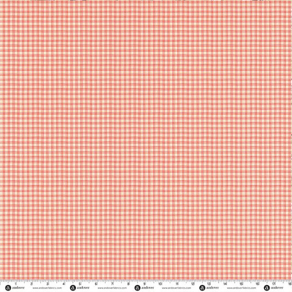 292-R Plaid Red, Smallholding by Makower