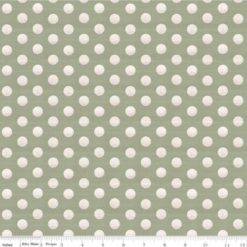 C18684 Green Golf Balls, Green and Fairways by Tara Reed, Riley Blake