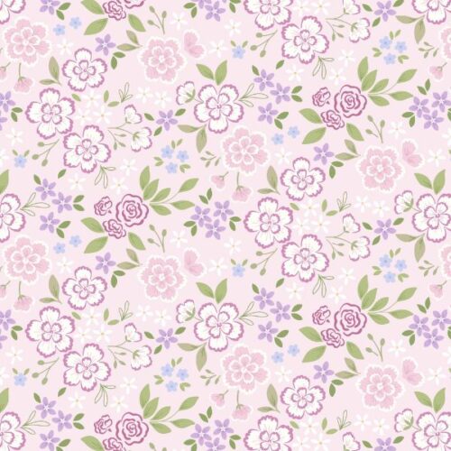 CC79.1 Memory in Bloom, Pale Pink, Floral Heritage by Cassandra Connolly, Lewis & Irene