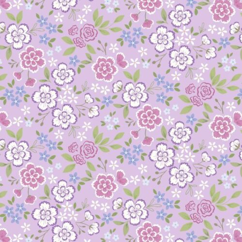 CC79.2 Memory in Bloom, Light Purple, Floral Heritage by Cassandra Connolly, Lewis & Irene
