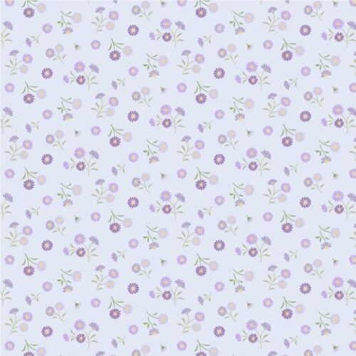 CC82.2 Eternal Cheer Pale Blue, Floral Heritage by Cassandra Connolly, Lewis & Irene