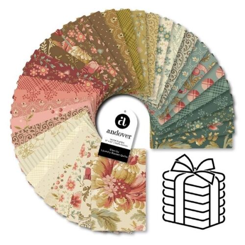 Fat Eighth Bundle (36pcs), Eleni by Edyta Sitar, Laundry Basket Quilts