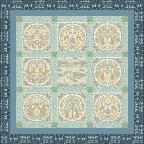 Forest Frame Quilt Kit, Wildwood by Makower (Cut in House)