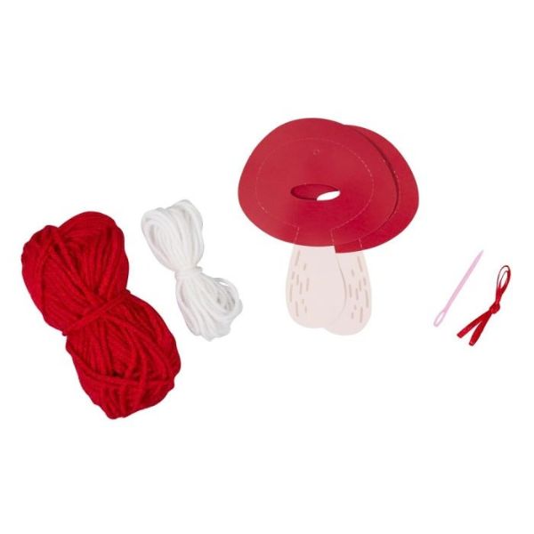 GCK242 Toadstool Pom Pom Decoration Kit - Image 2