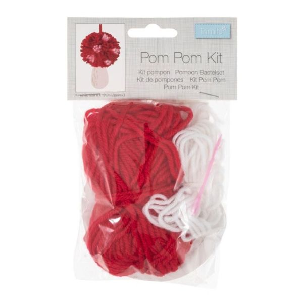 GCK242 Toadstool Pom Pom Decoration Kit - Image 3