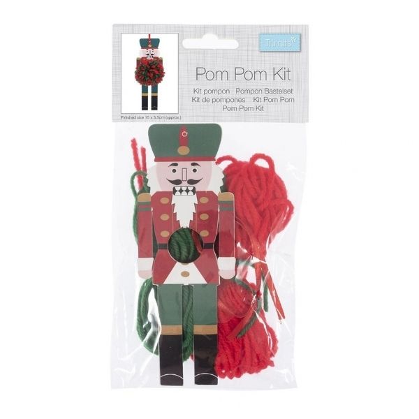 GCK255 Nutcracker Pom Pom Decoration Kit - Image 3