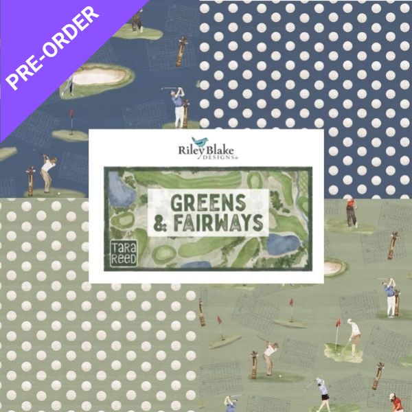 Green and Fairways, Tara Reed by Riley Blake