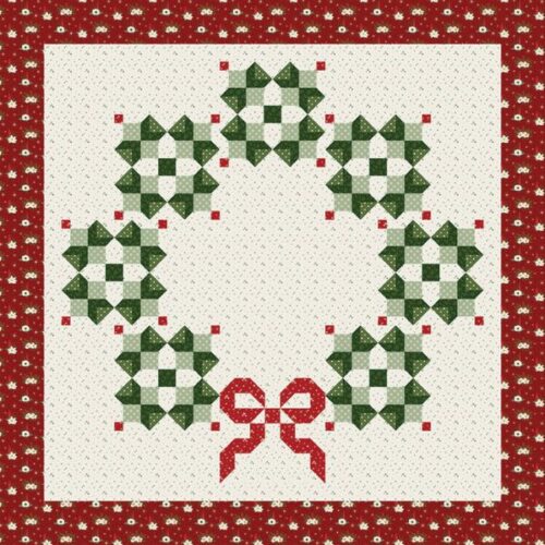 KT-19090 Circle of Cheer Boxed Quilt Kit, Peace on Earth by Riley Blake