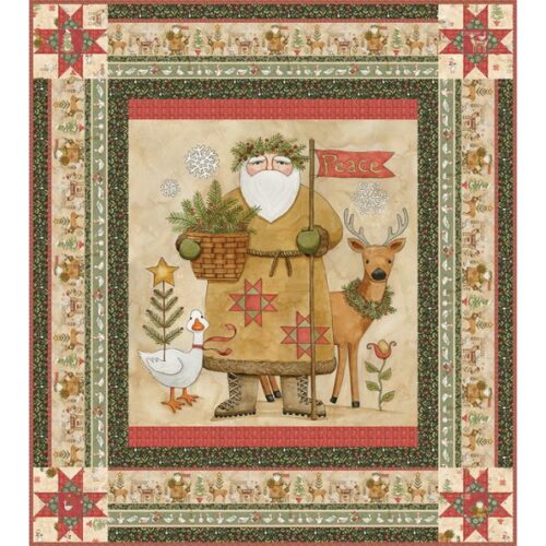 KT-19290 Waddle's Christmas Boxed Panel Quilt Kit, Teresa Kogut by Riley Blake