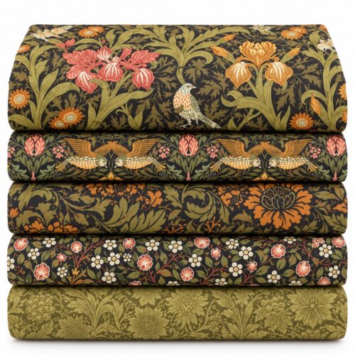 Morris Muse 5 Fat Quarter Pack Black