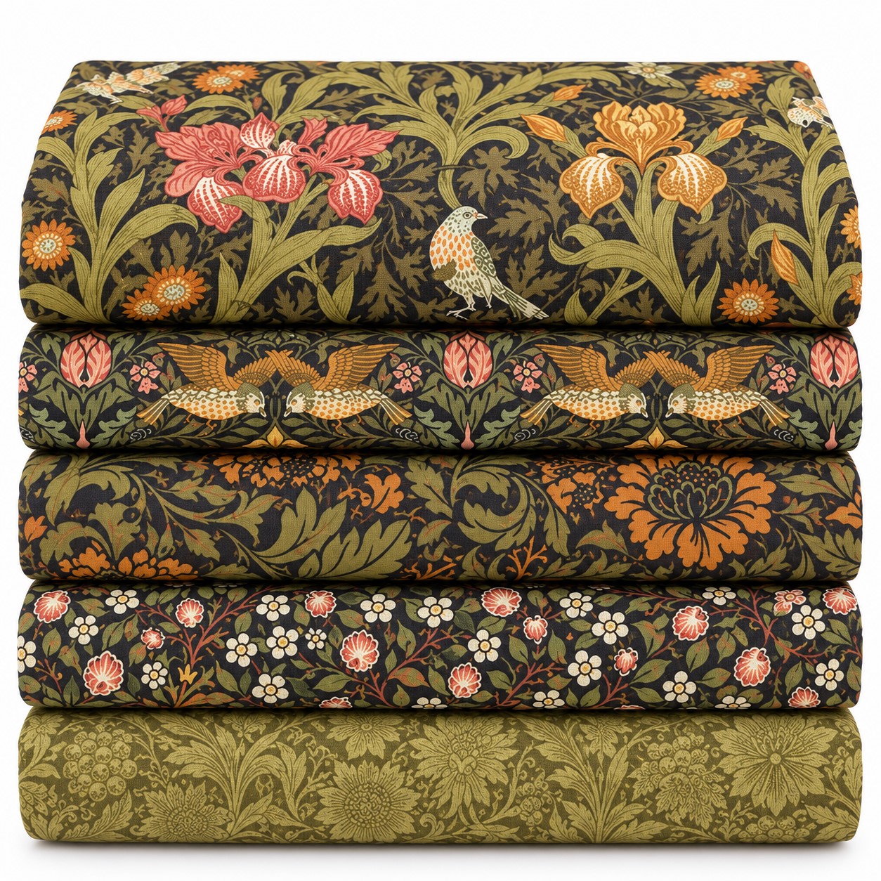 Morris Muse 5 Fat Quarter Pack Black