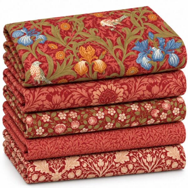 Morris Muse 5 Fat Quarter Pack Rust