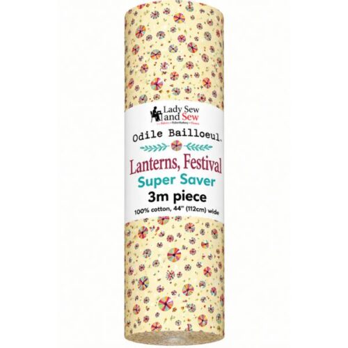 PWOB124.CREAM Candy, Festival by Odile Bailloeul 3 metre bundle