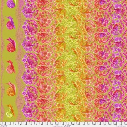 PWTP295.Afterglow Snailed It!, Down to Earth by Tula Pink