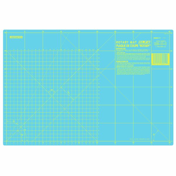 RM-IC-C-RC\AQA Rotary Cutting Mat: Aqua 47 x 32cm / 18x12in - Image 2