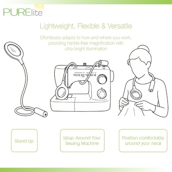 CFPL40 PURElite Cobra Multi-Position Magnifying Light - Image 6