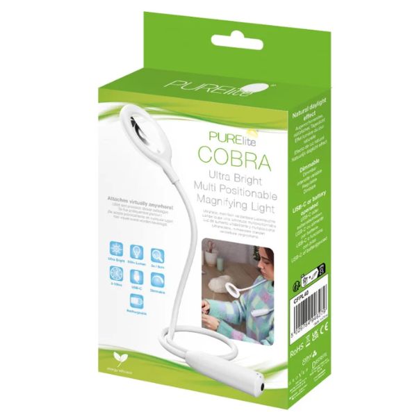 CFPL40 PURElite Cobra Multi-Position Magnifying Light - Image 2