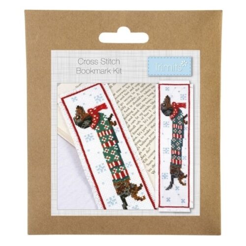 Counted Cross Stitch Bookmark Kit, Sausage Dog GCS178