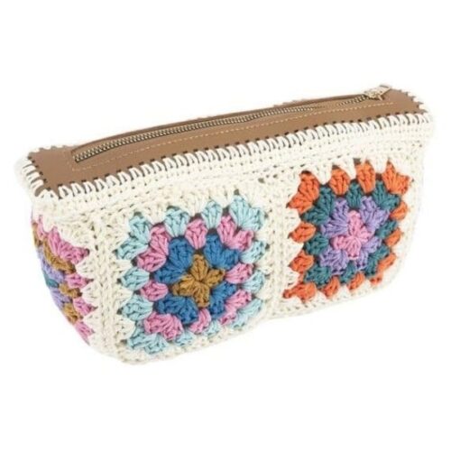 Crochet Kit, Granny Square Bag with Zip TCRK014