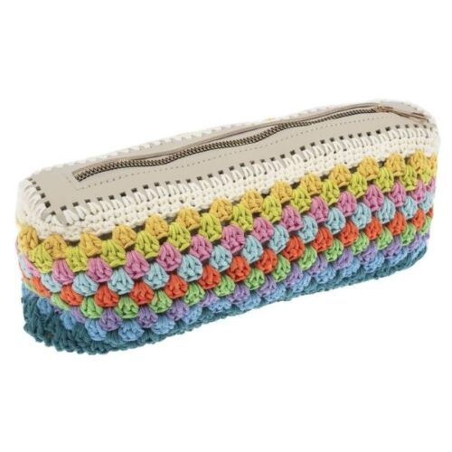 Crochet Kit, Stripe Bag with Zip TCRK013