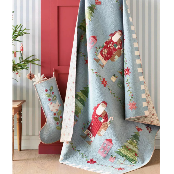 Dear Santa Quilt Kit Plaid Stone, Merry Little Christmas by Tilda