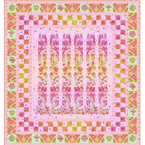 Glow Up Quilt Kit Afterglow, Down to Earth by Tula Pink