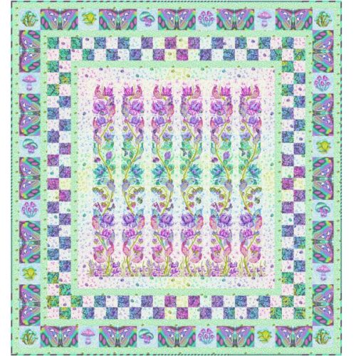 Glow Up Quilt Kit Daybreak, Down to Earth by Tula Pink