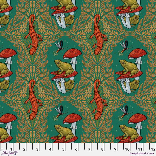 PWRH104.DKAQ, Garden Bed by Rachel Hauer