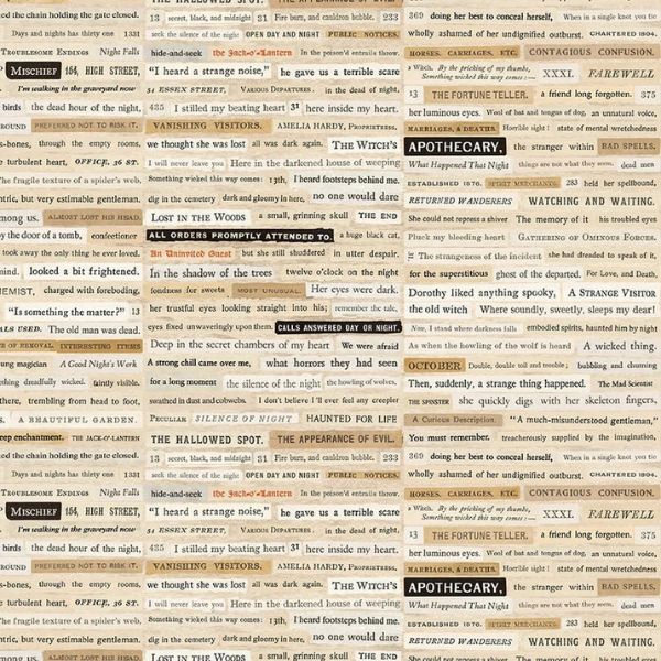 PWTH190.Neutral Creepy Clippings, Laboratory by Tim Holtz